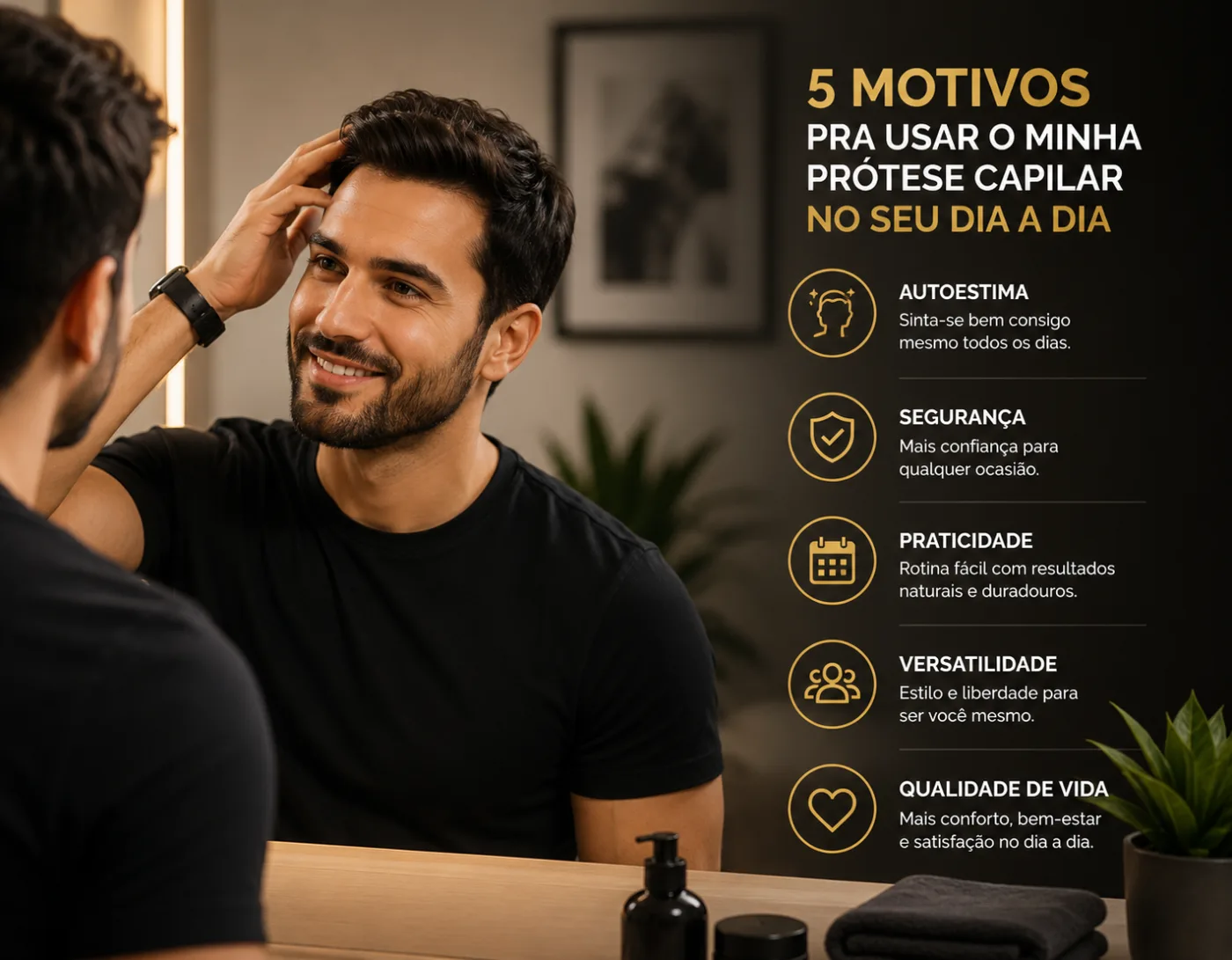 5 Motivos Pra Usar o Minha Prótese Capilar no Seu Dia a Dia